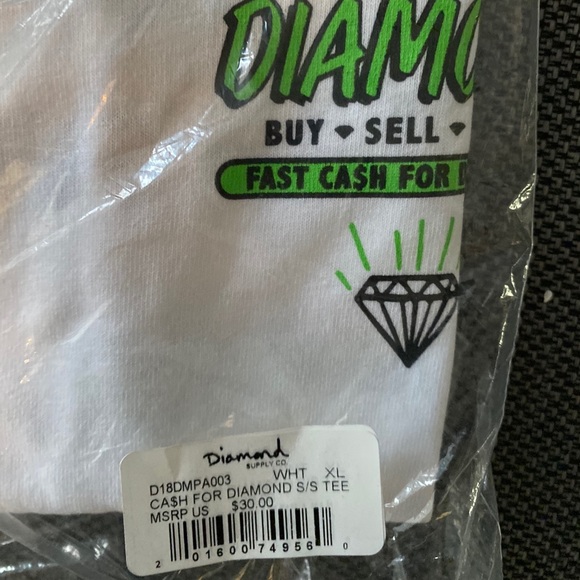 Diamond Supply Co. Other - NWT.  Diamond Supply Co. “Cash For Diamonds”